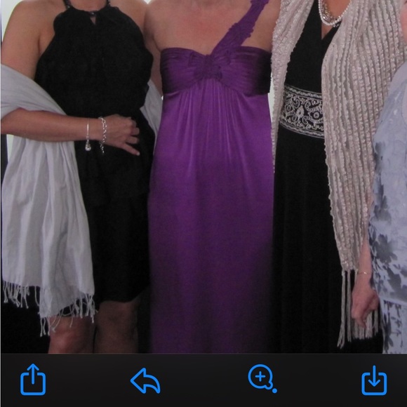 BCBG Maxazria one shoulder maxi dress - Picture 6 of 6